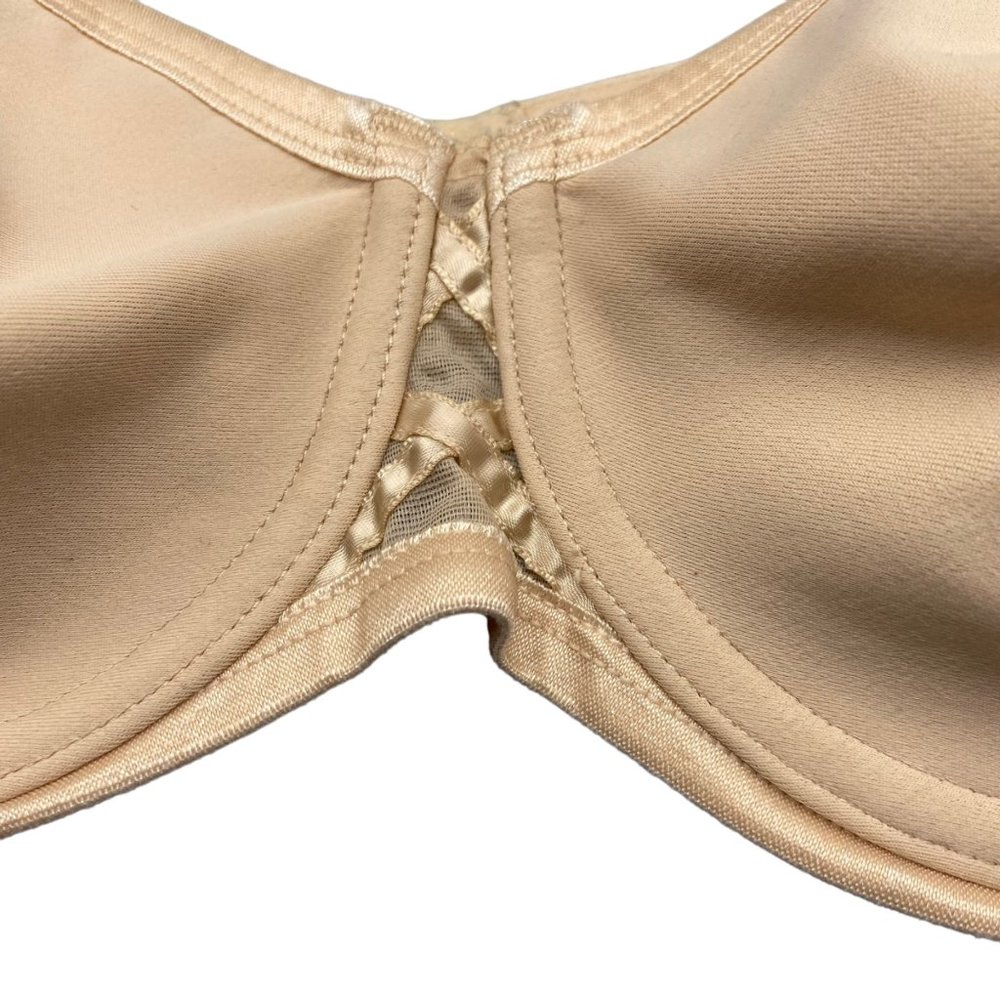 Sold 🎈 Lily of France Strapless bra 36C Style 2111117 underwire beige - Picture 3 of 9